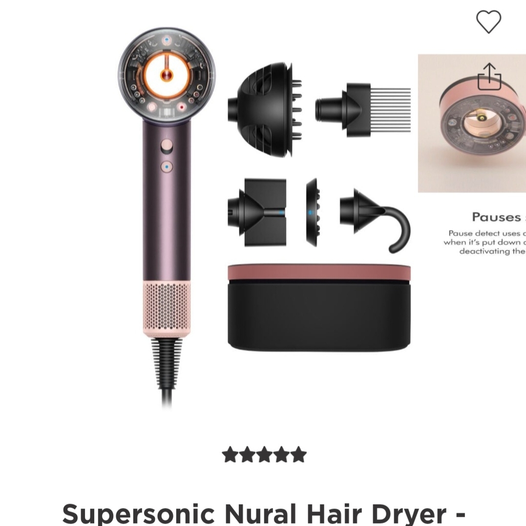 Dyson Supersonic Hair Dryer - Pink And Black